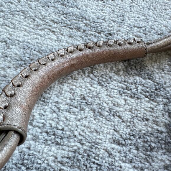 Stuart Weitzman Leather Medium Hobo Shoulder Bag - Picture 2 of 7